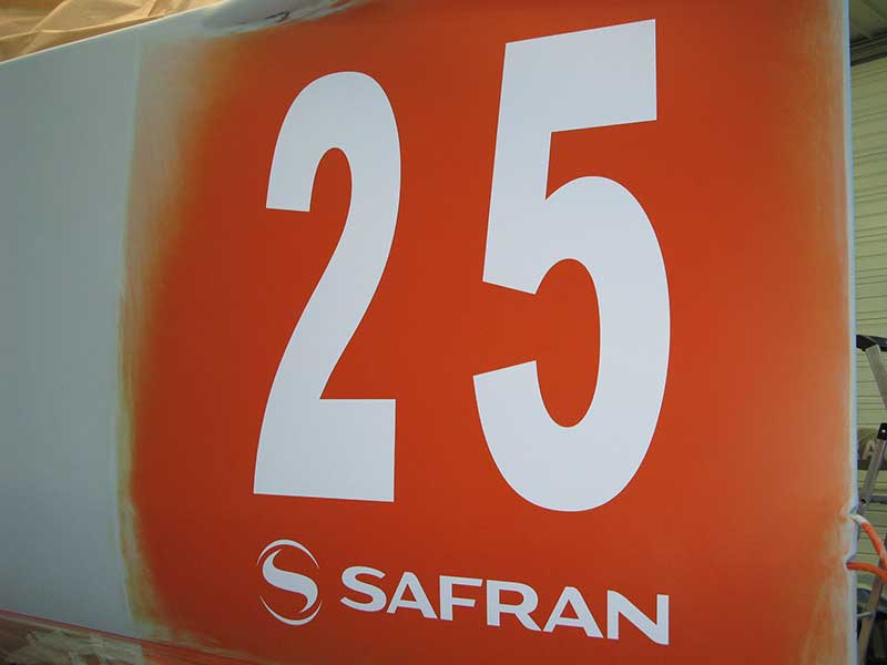 Elaboration de process peinture de coque Safran