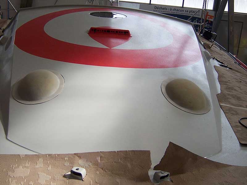 Peinture du cockpit de Veolia