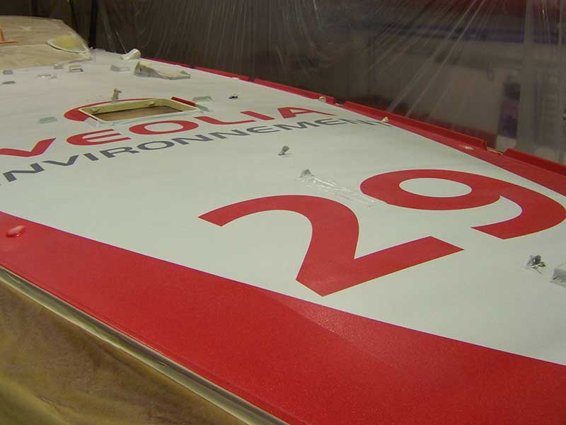 Peinture du pont Veolia