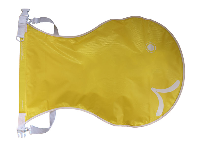 Sac étanche et flottant jaune
