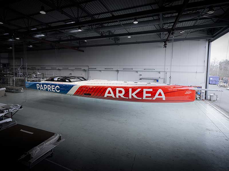 Peinture Imoca Arkea Paprec