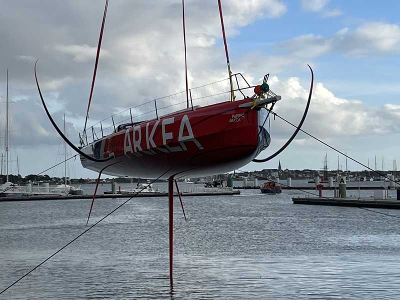 Mise à l'eau Paprec Arkéa