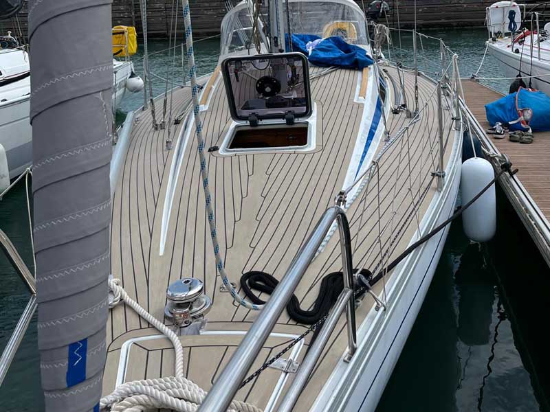 Refit du pont flexiteek