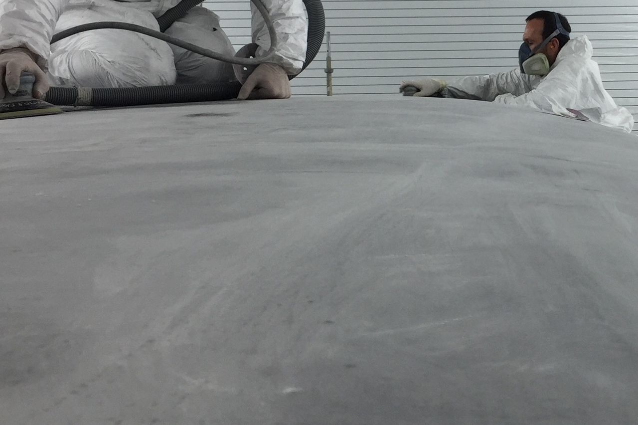 roljack36, mise en forme et peinture du monocoque