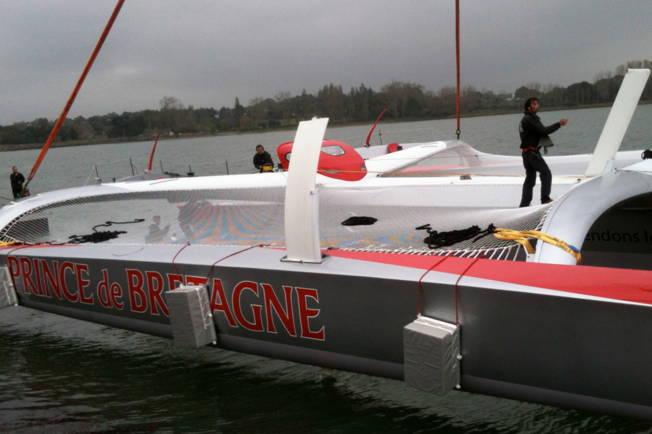 Mise à l'eau de Prince de Bretagne