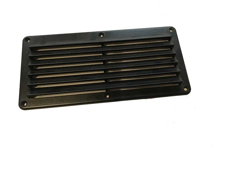 DESTOCKAGE GRILLE DE VENTILATION NOIRE 260X125