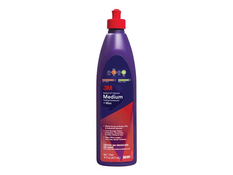 POLISH GELCOAT PERFECT IT MEDIUM + WAX 473ML