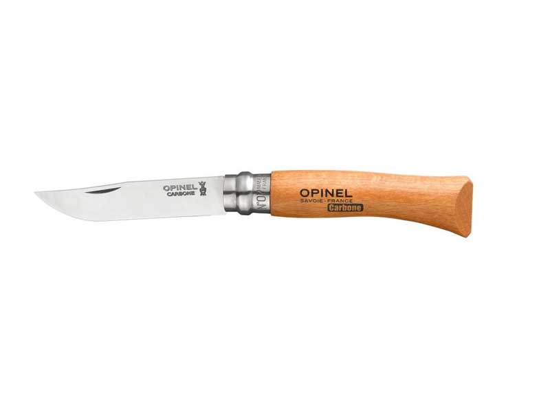 COUTEAU OPINEL LAME CARBONE TAILLE 6