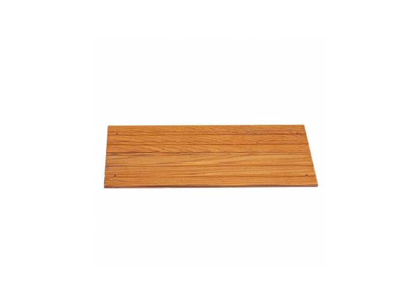 DESTOCKAGE MARCHE EN TECK 39X15X1,5CM