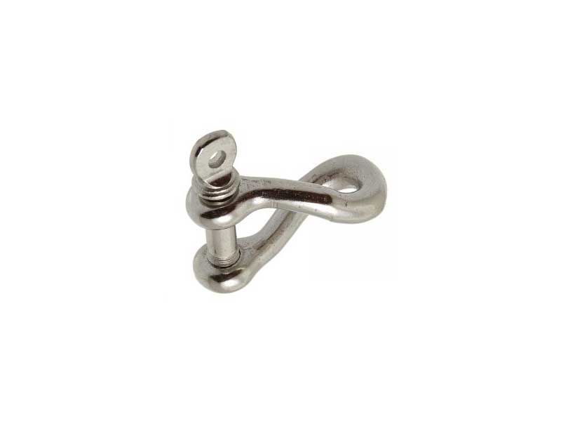 MANILLE TORSE 6MM INOX A4