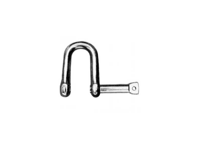 MANILLE DROITE AXE IMPERDABLE 8MM INOX A4