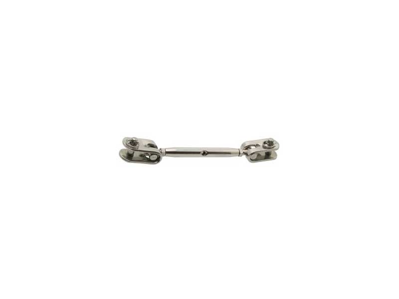 RIDOIR DEUX CHAPES ARTICULEES 5MM INOX A4