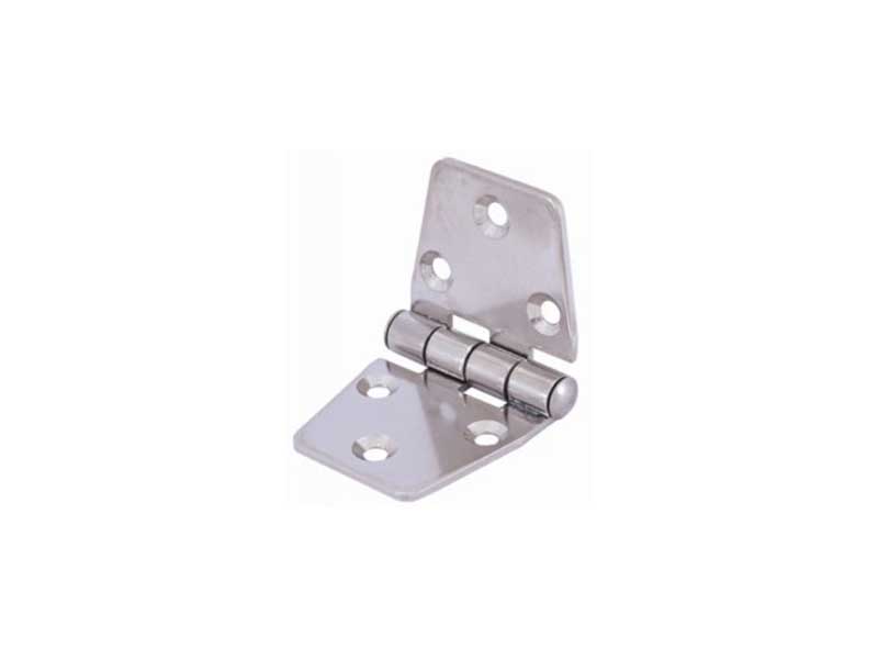 CHARNIERE COURTE EGALE 74X40MM INOX A4