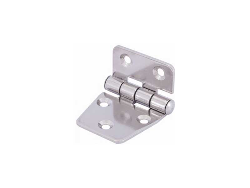 CHARNIERE ETROITE INEGALE 61X40MM INOX A4