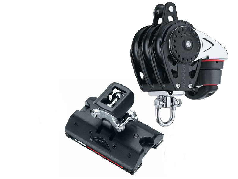 ENSEMBLE HARKEN CARBO CHARIOT AVEC POULIE TRIPLE